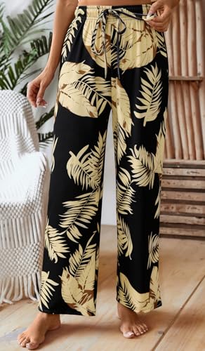 Image of X-Image Women Comfy Casual Pajama Pants with Pockets & Drawstring