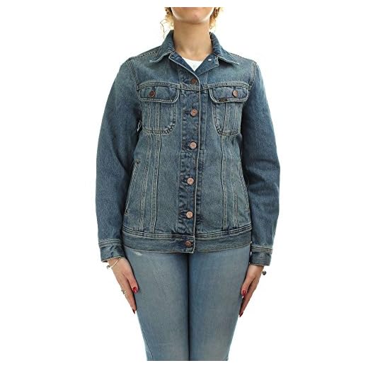 Lee 90's Rider Jckt Chaqueta Vaquera, Azul (Dusk Vintage 44at), Medium para Mujer