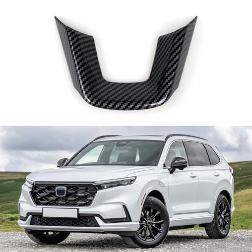 Image of Car Steering Wheel Decals for 2022-2026 Honda Civic 11th Gen Accessories ABS Carbon Fiber Stickers
