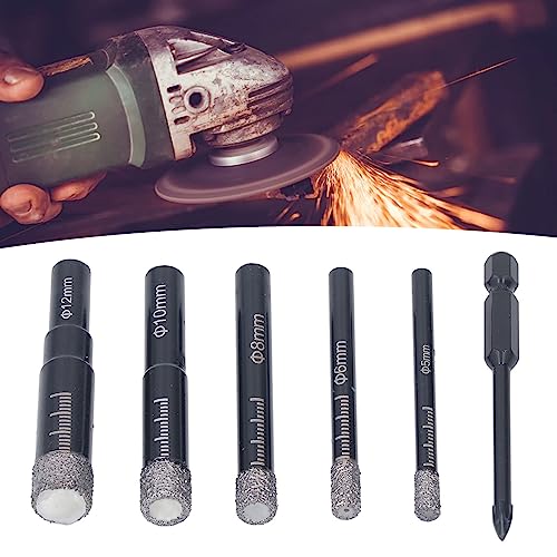 Kit de brocas para vidrio con diamante y broca universal miniatura 4
