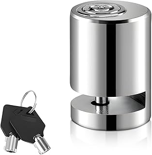 Motorcycle Disc Brake Lock, Motorbike Safety Anti-Theft Wheel Disk Lock with Two Keys, Mini Alloy Brake Disc Locks for Motorcycle Electromobile Road Cycle Bicycle Security