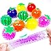 Produktbild German Trendseller® - 12 x Ultra Squishy - Quetsch - Obst  NEU  Extrem Quetsch - Glibber Ball  Mitgebsel  Kindergeburtstag  Anti Stress - Bubble Ball Früchte  12 Stück