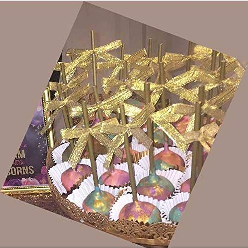 Weststone Brown Gold - 50Pcs 6" (150Mm) X 4.5Mm Plastic Lollipop Sticks For Cake Pops Or Lollipop Candy #TOP2