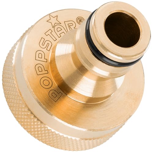 Poppstar Hahnverbinder 1 Zoll Innengewinde und Steckkupplung für Gartenschlauch (kompatibel mit Gardena Stecksystem) Poppstar Hahnverbinder 1 Zoll Innengewinde und Steckkupplung für Gartenschlauch (kompatibel mit Gardena Stecksystem)