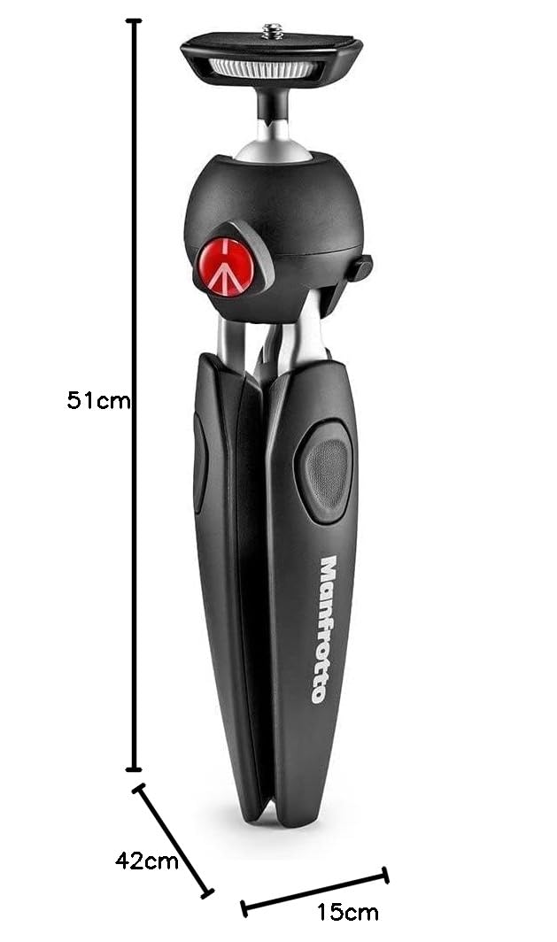 Manfrotto MTPIXIEVO-BK Pixi Evo Mini-Stativ (2 Segment) schwarz