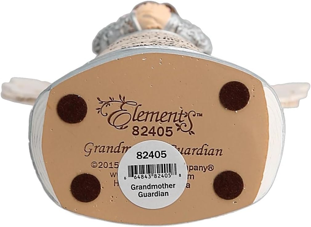 Pavilion Gift Company Elements - Grandmother Guardian Angel Figurine 6 Inch, Solid, Pink - Image 5