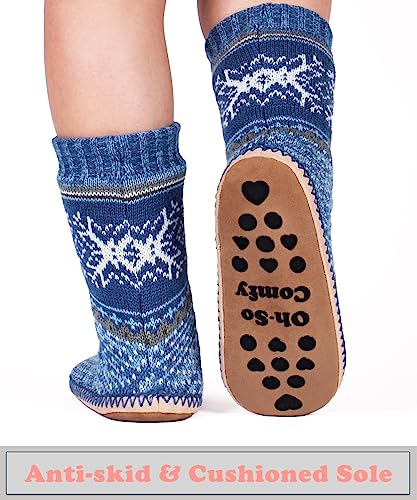 Cosyone1997 Women'S Knit Slipper Socks Soft Gripper Soles thumb #3