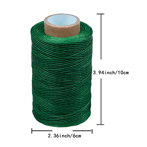 Colorful 284Yards Leather Sewing Waxed Thread-Practical Long Stitching Thread For Leather Craft Diy/Bookbinding/Shoe Repairing/Leather Projects #TOP1