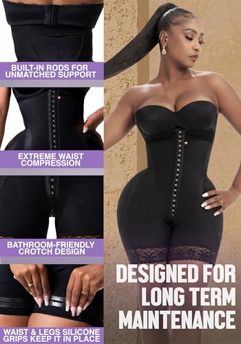 Snatched Body Stage 3 Strapless Faja High Compression | Shapewear Bodysuits for Women | Fajas Colombianas Moldeadoras4