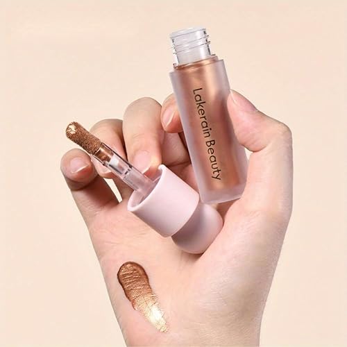 Miniatura 8 de GECOMO Liquid Contour Beauty Wand iluminador facial bronceador en barra de maquillaje, acabado húmedo, textura suave y sedosa hidratante, 0.25 onzas
