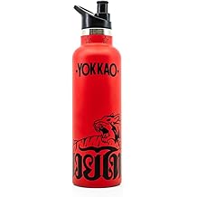 YOKKAO Water Bottle | 750ml | Stainless Steel | Tiger - Red