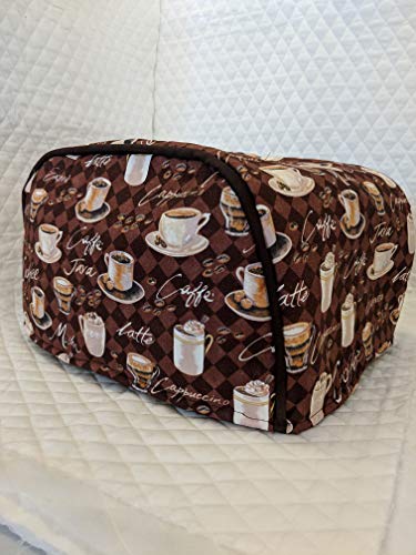 Simple Home Inspirations Cotton Toaster Cover - Cafe (2 Slice 12 x 8)