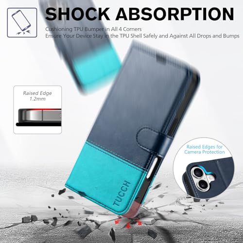 Étui portefeuille iPhone 17 antichoc coque protection robuste simili cuir 5G