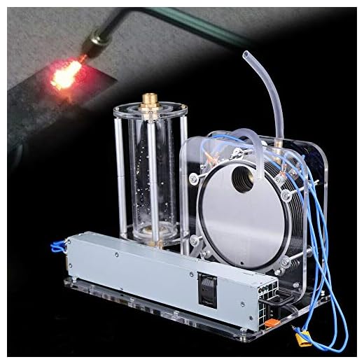 Electrolysis Water Machine, 200W Stainless Lab Dry Hydrogen Oxygen Generator for Teaching and Thermal Processing
