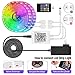 AILBTON Led Lights for Bedroom,100ft Led Light Strip Music Sync RGB Led Strip Lights Built-in Mic,Bluetooth App Control Led Room Lights with Remote,5050 RGB Rope Light