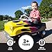 Kid Trax Street Rod Pedal Car, Indoor/Outdoor Toys for Toddlers Ages 3–5, Classic Design Ride On Car, Kid Cars to Drive, Ride On Toy, Toddler Boy Toys, Durable Steel Cars for Kids, Max Weight of 60lbs