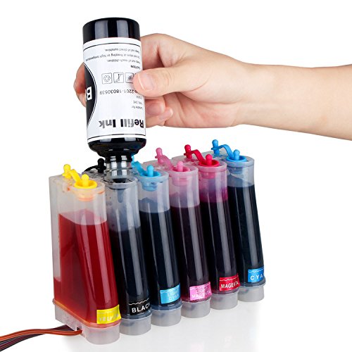 Inkjet Printer Refill Ink Dye Bottles Kit for LC201 LC203 LC20E Refillable Ink Cartridges or CISS, for MFC-J870DW, MFC-J450DW, MFC-J985DW, MFC-J480DW, MFC-J880DW, MFC-J470DW, MFC-J4620DW, MFC-J4420DW - Thumbnail 4