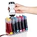 Inkjet Printer Refill Ink Dye Bottles Kit for LC201 LC203 LC20E Refillable Ink Cartridges or CISS, for MFC-J870DW, MFC-J450DW, MFC-J985DW, MFC-J480DW, MFC-J880DW, MFC-J470DW, MFC-J4620DW, MFC-J4420DW