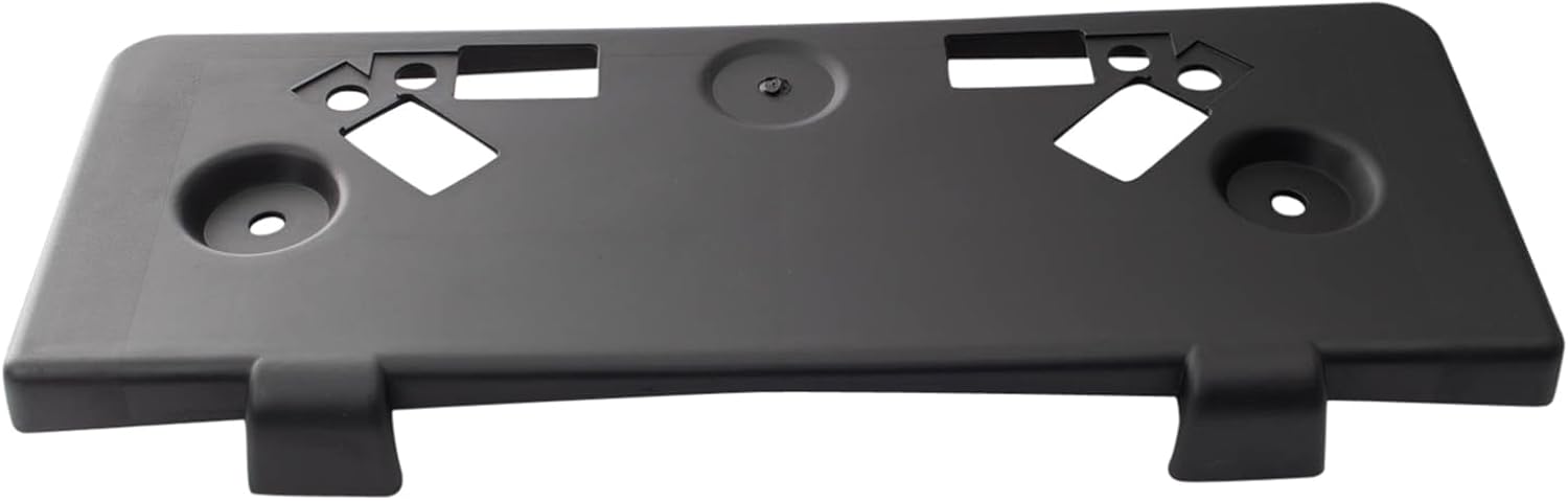 Front License Plate Bracket Black Compatible with 2007-2008 INFINITI G35 2009 G37 IN1068101