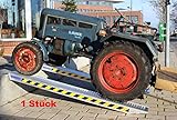 Maße: Gesamtlänge ca. 265 cm / Breite 35,5 cm / Höhe 12 cm | Gewicht: ca 24 kg pro Rampe
