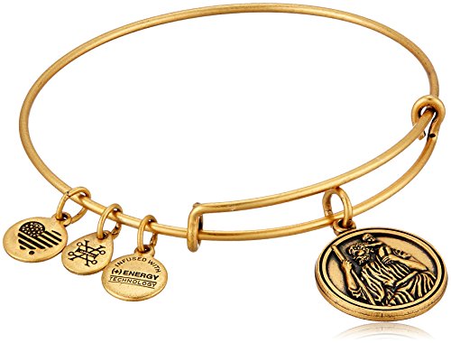 Preisvergleich Produktbild Alex and Ani Heiliger Christoper Charmarmband, Rafaelian Goldton