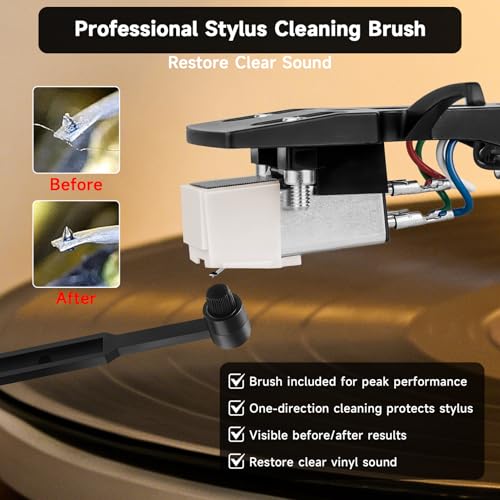 Image of 2 Pack ATN3600L Record Player Needle Replacement with Brush | Diamond Stylus for Audio-Technica AT-LP60X /AT3600L /AT-LP2D