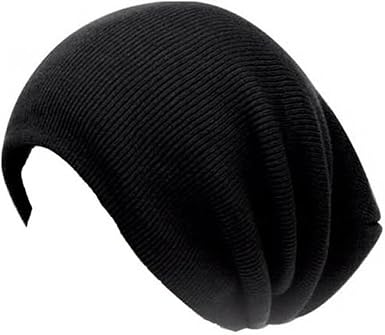 Accessoryo Black Ribbed Oversized 