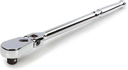 Miniatura 2 de TEKTON Trinquete largo de cabezal flexible de impulso de 38 pulgadas x 12 pulgadas sin liberación rápida  SRH21112