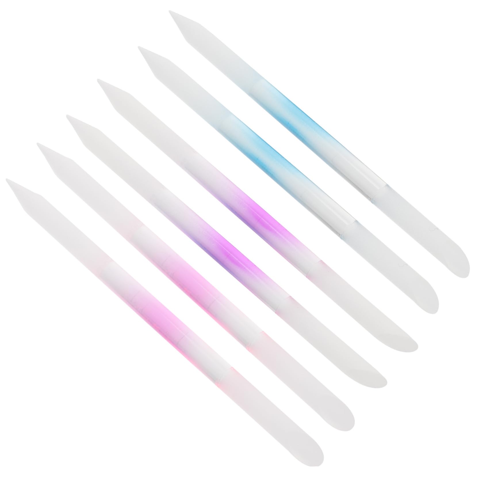 Healvian 18stücke Teiliges Bunter Glas-nagelfeilen Praktisches Nagelpflege-tool Für Maniküre Und Nail Art Zum Polieren Und Formen Der Nägel Für Persönlichen Gebrauch