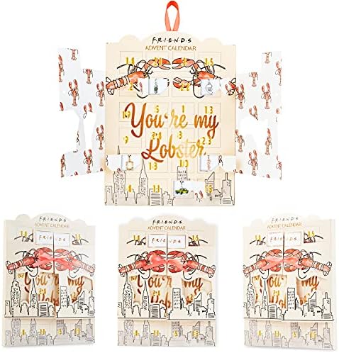 Friends Advent Calendar 2023 for Women Teenagers Kids - Stationery or Jewellery Advent Calendar Official Merchandise (Beige Jewellery)