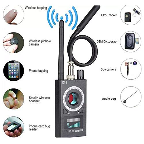 Detector Anti-espião Multifuncional Rastreador GPS Câmera Celular SIM GSM 2G 3G 4G Áudio e Vídeo Sin