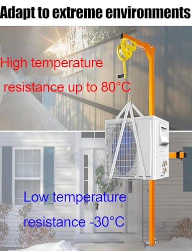 Herramienta de elevación de aire acondicionado con grúa de altura para carga de 660 lb 5