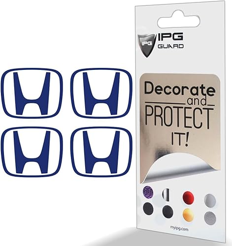 IPG Calcomanías de calcomanías compatibles con Crosstour Accord Element CRV CRZ Ridgeline Odyssey Pilot, con logotipo central, superposición de