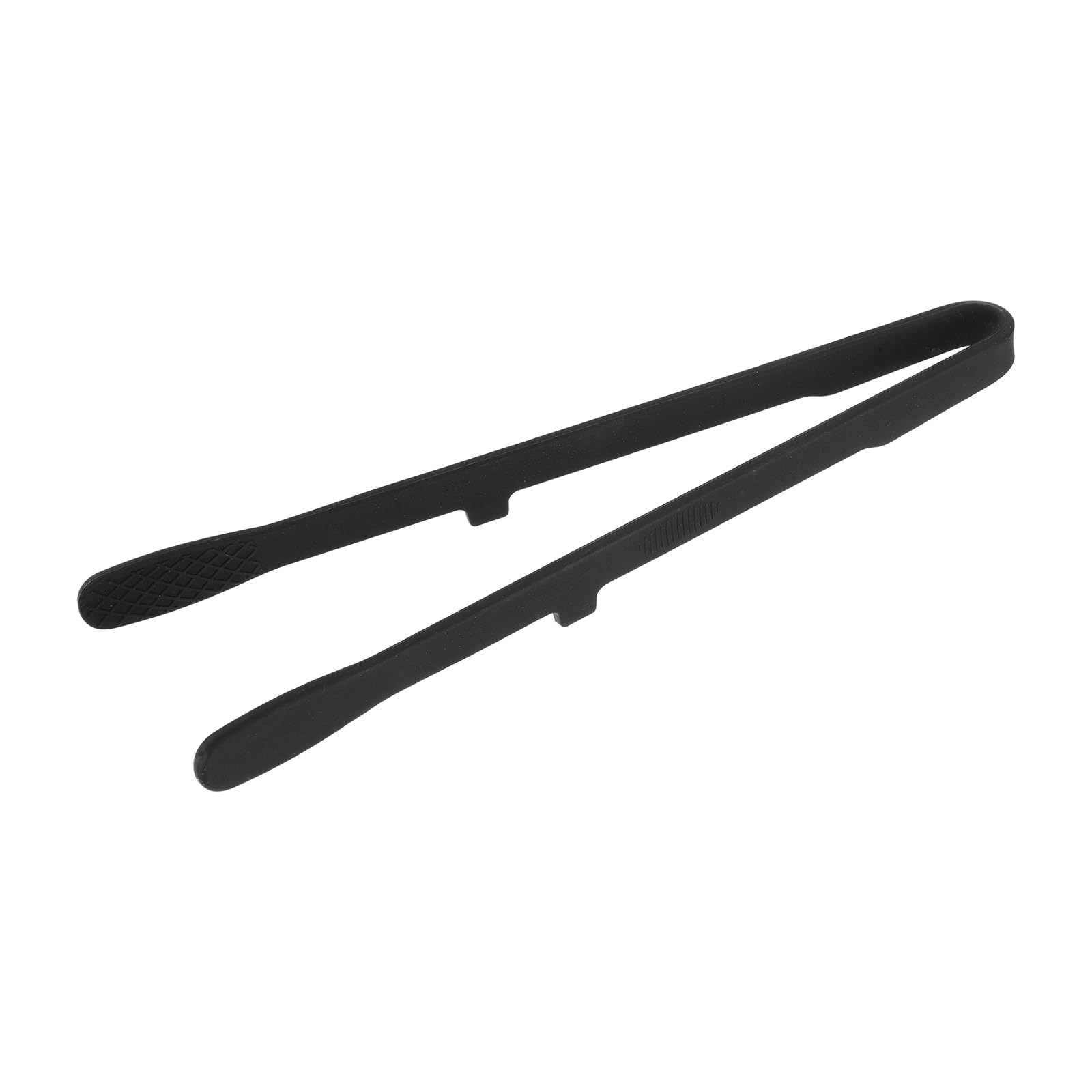 sourcing map Silicone Tongs | Heat Resistant 265mm / 10.4" Length Kitchen & Cooking Tongs for Grilling, BBQ, Hot Pot, Camping, Salad Serving, Bread Baking, Black