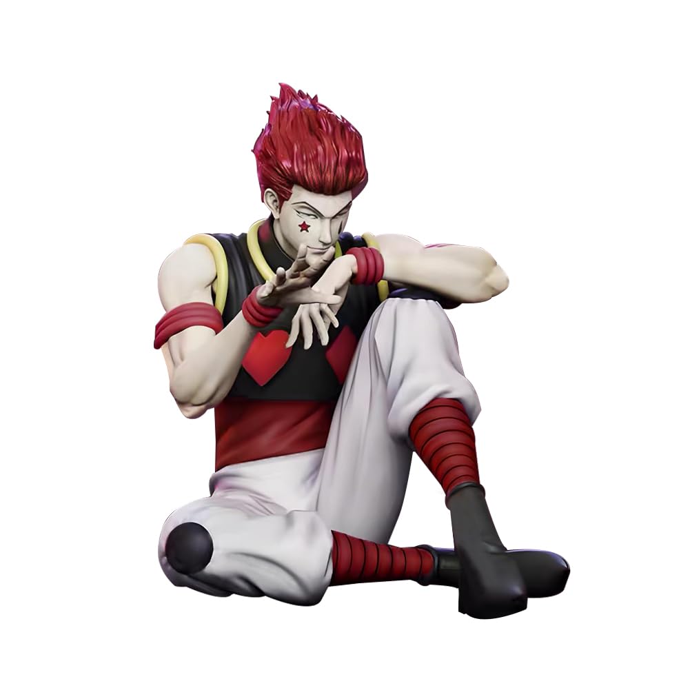 Zhongkaihua Anime Characters Hisoka Figure Sitting Anime Model 11cm PVC Statue Desktop Decoration Gift — image 1