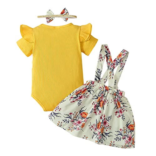 Image of Hopscotch Girls Cotton and Spandex Overall set