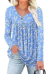 Blue White Flower-long