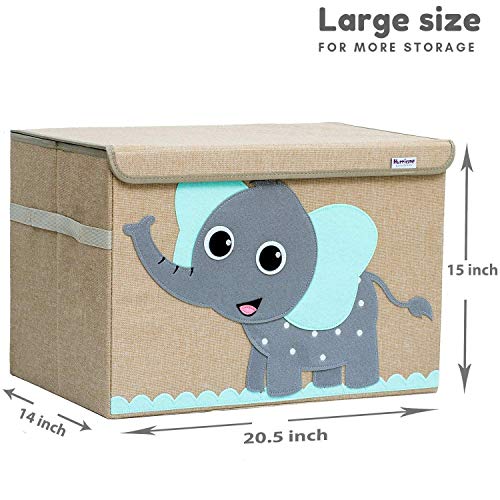 Hurricane Munchkin HM1235 Hurricane Tots Large Toy Chest. Canvas Soft Fabric Children Toy Storage Bin Basket thumb #5