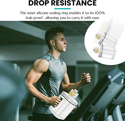 Image of Scizor Sports Water Bottle - 2.2 L Water Bottle I Large Sports Bottle I BPA Free I Water Jug I 2.2 litres I Leak-Proof I Gallon for Fitness I Sports I Gym (White)