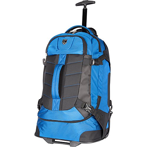 TPRC Aeros 21-Inch Softside Rolling Backpack, Blue