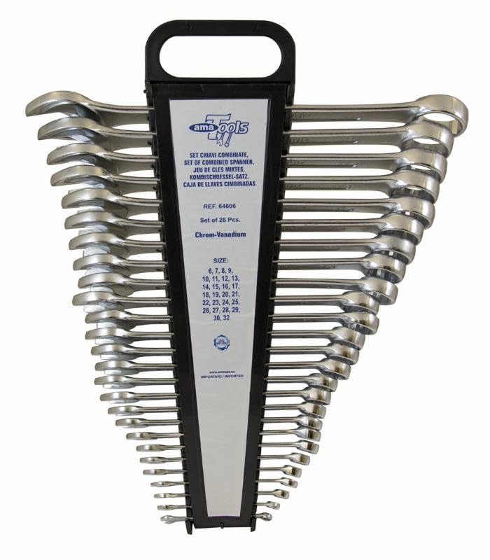 AMA-TOOLS - Set di 26 chiavi piatte miste