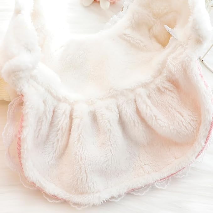 Vestido de Princesa Lolita para Perros Pequeños Talla M, Rosa miniatura 4