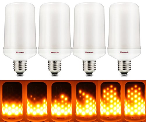 Bombillas LED con efecto llama, 5,5 W, E26, 1300 K
