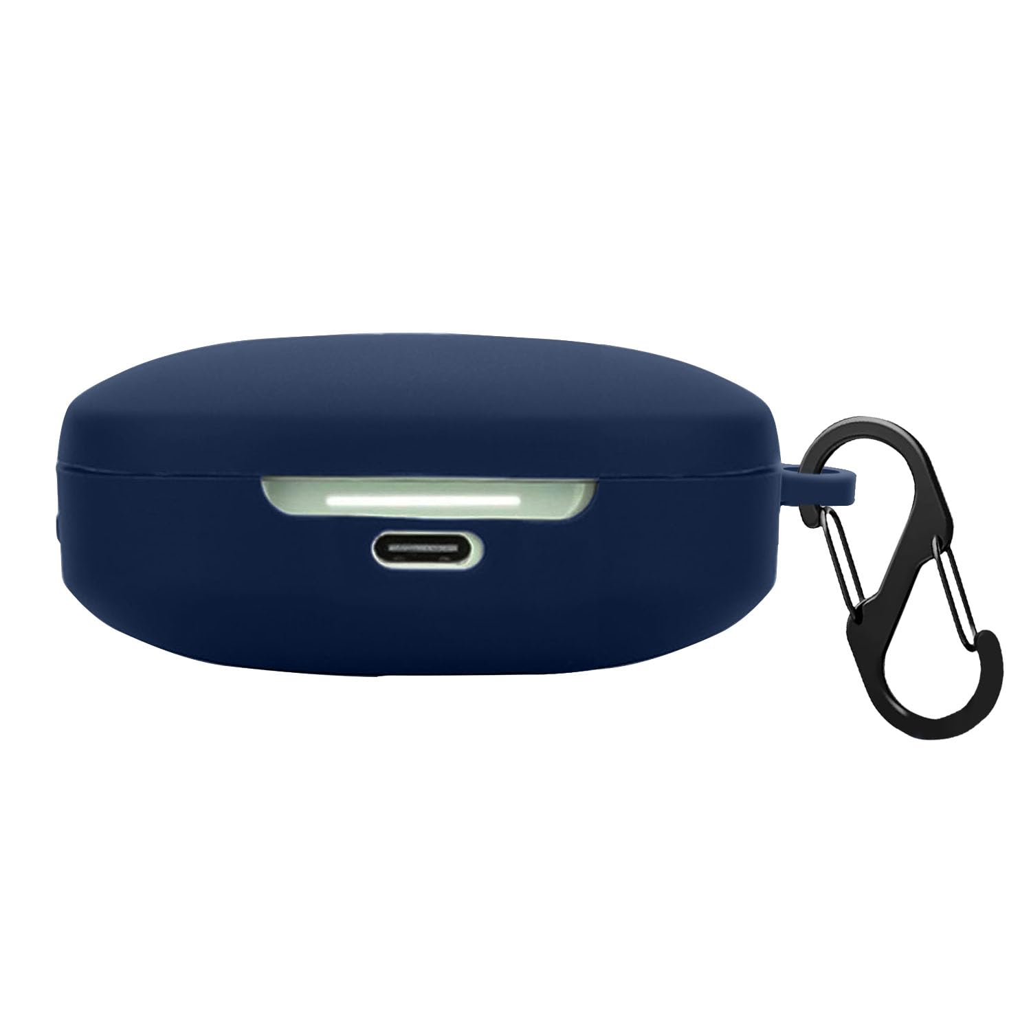 LIRAMARK Silicone Cover Case with Carabiner Compatible with Redmi Buds 6 (Midnight Blue)-image-38