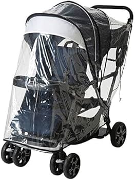 Amazon | カトージ 二人乗りベビーカー用レインカバー | レイン