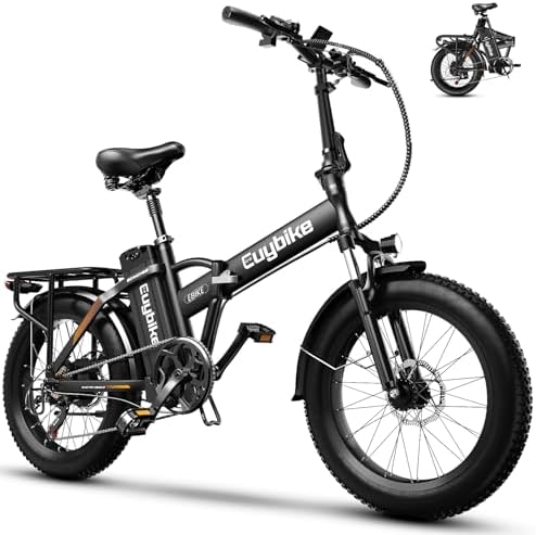 1000W Folding Electric Bike,48V 20AH Removable Battery E Bike,30+...