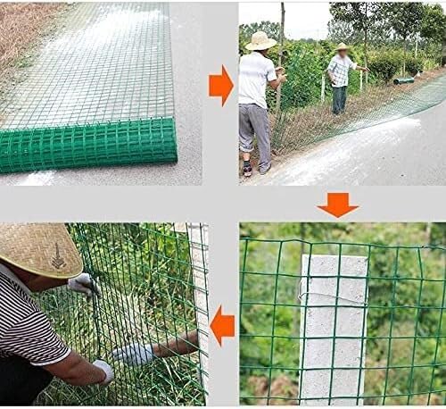 Recinzione in rete metallica antiruggine – ideale per forniture agricole e uso domestico da giardino, design rivestito durevole per la protezione del frutteto