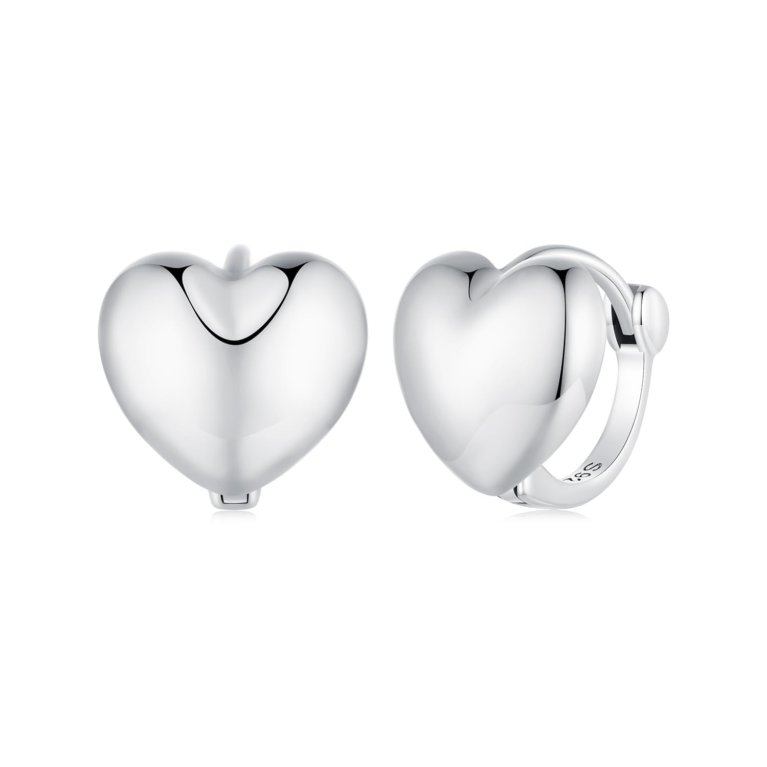 LLXYWJ Orecchino a monachella Pendente in Argento Sterling 925 ipoallergenico e per Ragazze raccontate