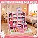 Dream Doll House for Girls Toys, 2026 Dollhouse 4-Story 17 Rooms with Dolls, Lights, Pets, Furniture & Accessories, Playset Toddler Playhouse Gift for for Girls Toys