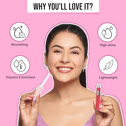 SUGAR POP High shine Lip Gloss - 02 Cotton Candy - 3.5 ml | Richly Pigmented | Hyaluronic-Infused | Vitamin E, jojoba oil & shea butter enriched - Image 3